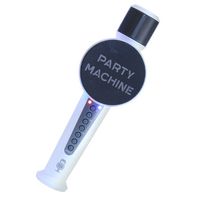 Singing Machine - Party Machine Mic - White - Large Front