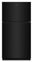 Whirlpool - 21.3 Cu. Ft. Wide Top Freezer Refrigerator with Total Coverage Cooling - Black - Large Front