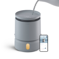 Blueair - Smart Dreamwell Evaporative Humidifier, 1-Gallon Tank, Mist & Mold Free, 596 sq ft, Gre... - Large Front