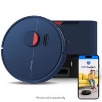 bObsweep - Dustin Self-Empty Robot Vacuum & Mop, with 100-Day Dock, SLAM Navigation, & Activated ... - Large Front
