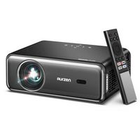 Aurzen - D1 Pro Smart Projector, 20W Speakers, Dolby Audio & dbx-tv Total Sonics,  Auto Focus & K... - Large Front