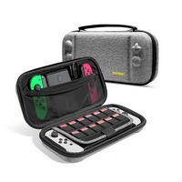 tomtoc - Carrying Case for Nintendo Switch/OLED Model, Protective Hard Portable  Carry Travel Cas... - Large Front