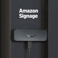 Amazon - Signage Stick – Pro 4K Signage – 16GB - Designed for Businesses, Easy Setup w/ free Mobi... - Large Front