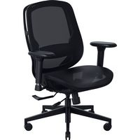 Razer - Fujin with Ultra Durable Breathable Mesh Ergonomic Gaming Chair - Black - Large Front
