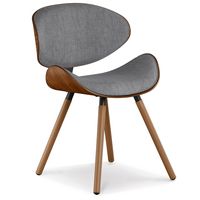 Simpli Home - Marana Dining Chair - Gray - Large Front