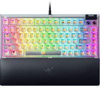 Razer - Blackwidow V4 75% Wired Mechanical Orange Switch Gaming Keyboard with Hot-Swappable Desig... - Large Front
