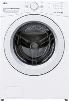 LG - 4.5 Cu. Ft. High-Efficiency Stackable Smart Front Load Washer with AI Wash and ColdWash Tech... - Large Front