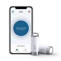 Arlo - Safe Family Bundle – 1-Year Safe Family Plan and 2 Safe Button Accessories - White - Large Front