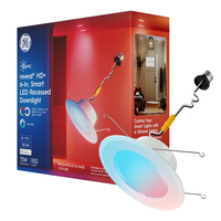 Cync - Reveal Smart LED Recessed Downlights, Color Changing, 6in, 1pk - Full Color - Large Front