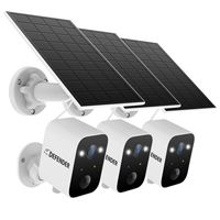 Defender - Solar Powered 4K AI Everwatch Wireless Security Camera with 3W Solar Panel, AI Detecti... - Large Front