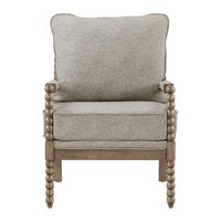 OSP Home Furnishings - Fletcher Spindle Chair - Fog - Large Front