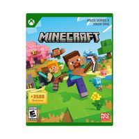 Minecraft with 3500 Minecoins Bedrock Edition - Xbox Series X, Xbox One - Large Front