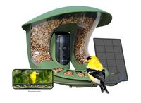 Birdfy 2 Smart Bird Feeder with Camera, 2K Portrait & 1080P Wide-Angle, AI Identifies 6000+ Birds... - Large Front