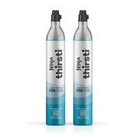 Ninja Thirsti 60L CO2 Canister - 2 Pack - White - Large Front