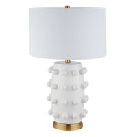 Camden&Wells - Pippa Table Lamp - Flat White - Large Front