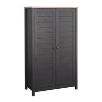 Sauder - Cottage Road Storage Cabinet - Raven Oak - Large Front