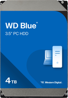 WD - Blue 4TB PC Internal Hard Drive for Desktops - Large Front