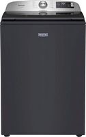 Maytag - 5.3 Cu. Ft. High-Efficiency Smart Top Load Impeller Washer with Extra Power and Sanitize... - Large Front
