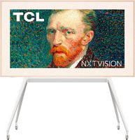 NXTVISION TV Movable Floor Stand for 55”- 85” TCL NXTVISION TVs with Magnetic Decorative Cover - ... - Large Front