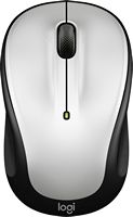 Logitech - M325s Wireless Optical Compact Ambidextrous Mouse - Wireless - Pale Gray - Large Front