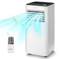 Costway 10000 BTU Portable Air Conditioner Cools up to 350 sq.ft 3-in-1 Air Cooler with Fan Dehum... - Large Front