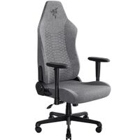 Razer - Iskur V2 X Ergonomic Gaming Chair with Multi Layered Fabric - Light Gray - Large Front