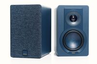 DALI - Kupid Designer Bookshelf Speakers - Chilly Blue - Large Front