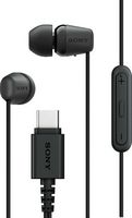 Sony - USB-C Wired In-ear Headphones - Black - Large Front