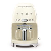 SMEG - DCF02 Drip 10-Cup Coffee Maker - Cream - Large Front