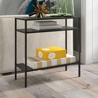 Camden&Wells - Linnea Side Table - Obsidian - Large Front