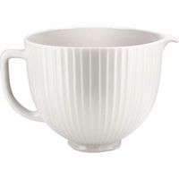 KitchenAid - 5-Qt. Ceramic Bowl for Tilt-Head Stand Mixers - Classic Columns - Large Front