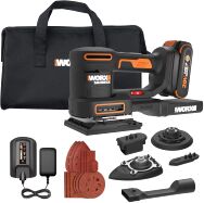 WORX - WX820L 20V PowerShare Sandeck 5-in-1 Cordless Multi-Sander - Black - Large Front