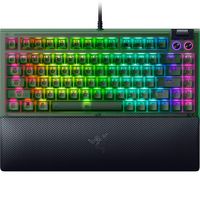 Razer - Blackwidow V4 75% Wired Mechanical Orange Switch Gaming Keyboard with Hot-Swappable Desig... - Large Front