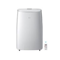 LG - 10,000 BTU Smart Portable Air Conditioner - White - Large Front