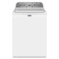 Maytag - 4.5 Cu. Ft. High Efficiency Top Load Washer with Extra Power Button - White - Large Front