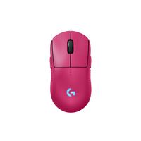 Logitech - PRO 2 LIGHTSPEED Lightweight Optical HERO 44K DPI Gaming Mouse with 4 Customizable and... - Large Front