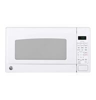 GE - 2.0 Cu. Ft. Countertop Microwave with Sensor Cooking and Defrost - White - Large Front