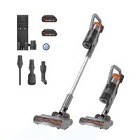 WORX - 20V Cordless Stick Vacuum (2 x 2.0 Ah Battery and 1 x Charger Included) - Black - Large Front