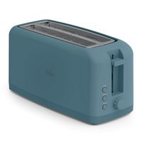 Bella - Fits-anywhere Kitchenware: 4-Slice Slim Toaster - Surf - Large Front