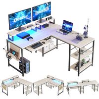 Bestier - L-Shaped Corner Gaming Desk - 59