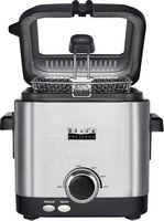 bella PRO - 1.6-qt. Deep Fryer - Stainless Steel - Large Front