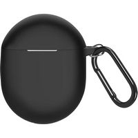 SaharaCase - Anti-Slip Silicone Case for Google Pixel Buds Pro 2 Headphones - Black - Large Front