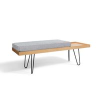 Burrow - Carta Hardwood Bench - Oak - Large Front