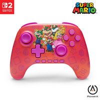 PowerA - Advantage Wireless Controller for Nintendo Switch 2 - Mario and Friends - Large Front