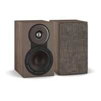 DALI - Sonik 1 Bookshelf Speakers (Pair) - Walnut - Large Front