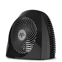 Vornado - VH240 1500 Watt Indoor Electric Fan Space Heater with Advanced Safety Features - Black - Large Front