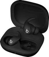 Beats - Powerbeats Fit True Wireless Active Noise Canceling Earbuds - Jet Black - Large Front