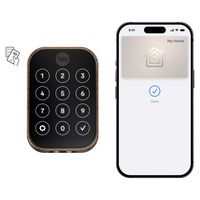Yale - Assure Lock 2 - Smart Lock Keyless Bluetooth Deadbolt with APPLE HOME KEYS | Touchscreen K... - Large Front