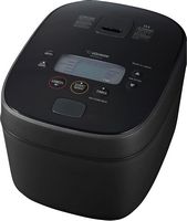 Zojirushi - Induction Heating Rice Cooker & Warmer - 10 Cup - Black - Large Front