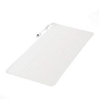 Costway - Heated Mattress Pad Low-Voltage 5 Temperature Modes 8H Timer UL Twin Size - White - Large Front